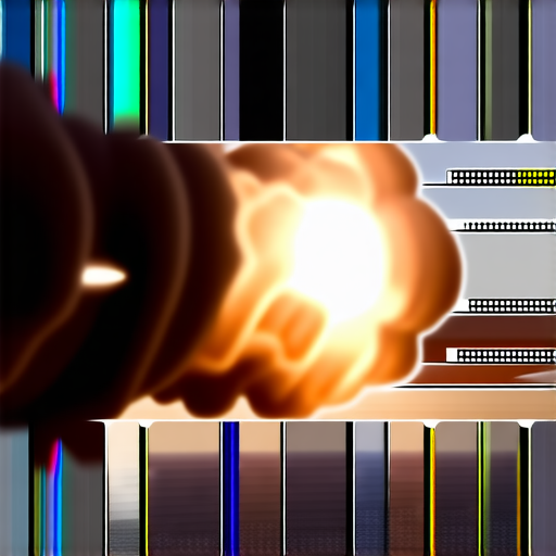 Прямое попадание иранской ракеты по авиабазе в Иордании