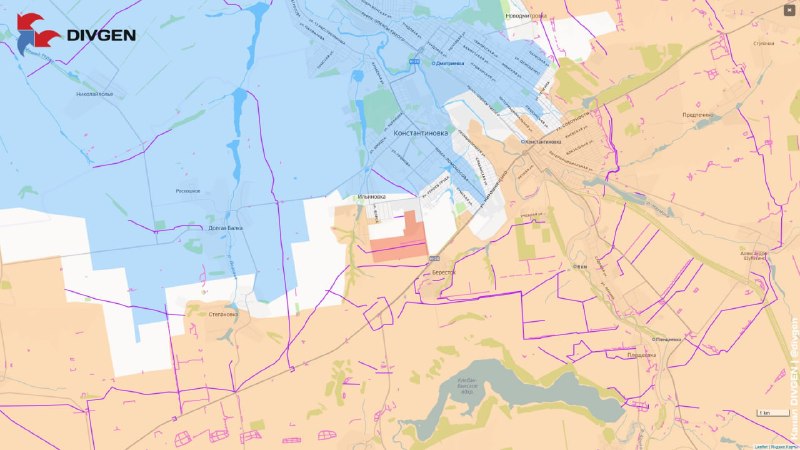 ВС РФ продвинулись в юго-западной части Константиновки