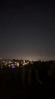 Ракетный залп с территории Ливана в сторону Израиля