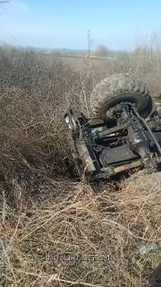 Украинский бронеавтомобиль самоликвидировался в зоне СВО