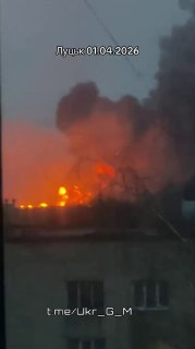 Пожар в Луцке после налёта дронов: поражён терминал «Новой Почты»