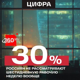Лишь 12% россиян готовы к шестидневной рабочей неделе