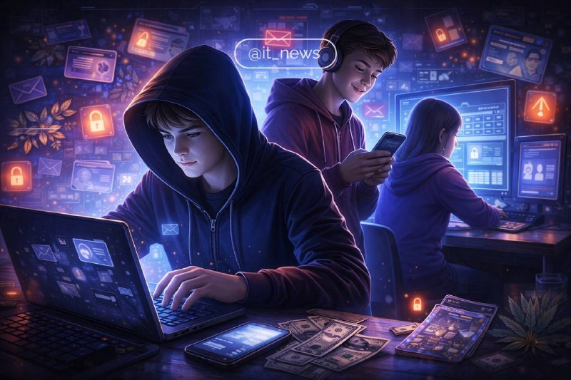 Каждое третье преступление подростков связано с ИТ