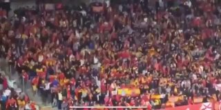 Фанаты Испании устроили политический перформанс на матче с Египтом