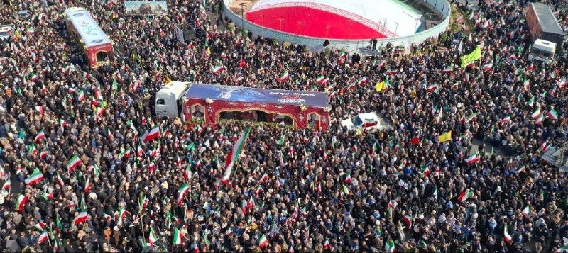 Похороны командующего ВМС КСИР Ирана