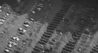 Российский беспилотник обнаружил кладбище украинских военных в Днепропетровске