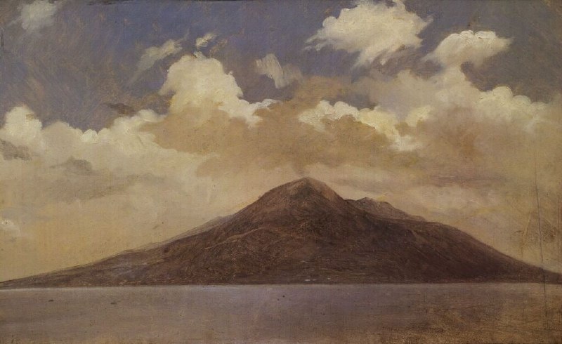 История картины Николая Ге «Вид на Везувий в Вико»