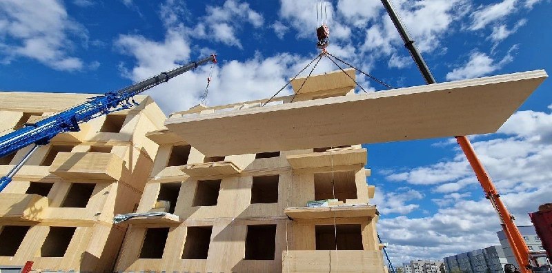 В России разрешено строить пятиэтажки из CLT-панелей