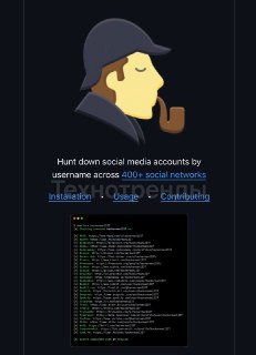 Новый бесплатный OSINT-инструмент Sherlock позволяет быстро собрать цифровой след по никнейму